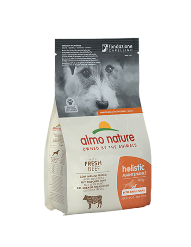 almo dog holistic fresh xs/s 400gr maintenance manzo e riso 706 promo almo fino al 19/12/2022