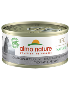 almo cat hfc natural lattina 70gr tonno con acciughine 5084h