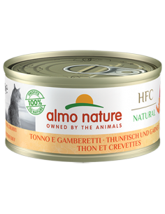 almo cat hfc natural lattina 70gr tonno e gamberetti 5023h