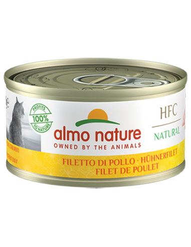 almo cat hfc natural lattina 70gr filetto di pollo 5016h