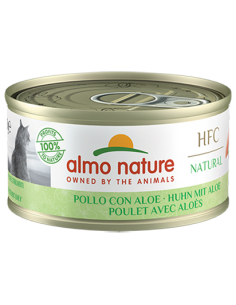 almo cat hfc natural lattina 70gr pollo con aloe 5415h