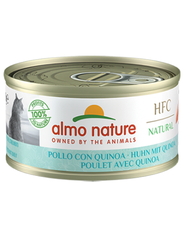 almo cat hfc natural lattina 70gr light pollo con quinoa 5418h
