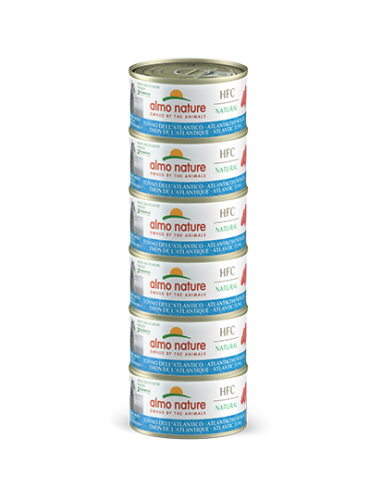 almo cat nature megapack lattina 6x70gr tonno dell'atlantico 5020hmega off