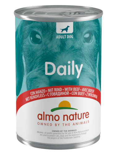 almo dog daily lattina 400gr manzo 170