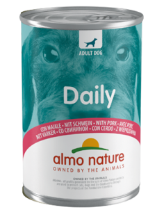 almo dog daily lattina 400gr maiale 175