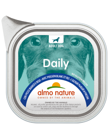 almo dog daily pate' vaschetta 300gr...