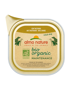almo dog biorganic pate' vaschetta 100gr con tacchino 263