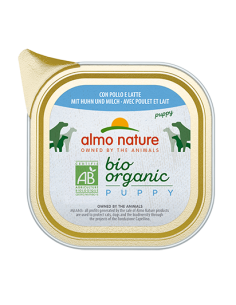 almo dog biorganic pate' vaschetta 100gr puppy con pollo 307