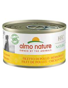 almo dog hfc natural lattina 95gr filetto di pollo 5500