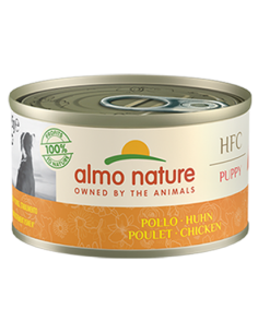 almo dog hfc natural lattina 95gr puppy pollo 5550