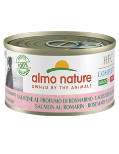 almo dog hfc complete made in italy lattina 95gr salmone al profumo di rosmarino 5493