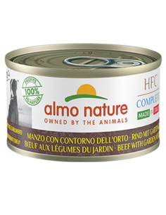 almo dog hfc complete made in italy lattina 95gr manzo con contorno dell'orto 5491