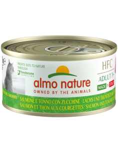 almo cat hfc complete made in italy lattina 70gr salmone e tonno con zucchine 5905h