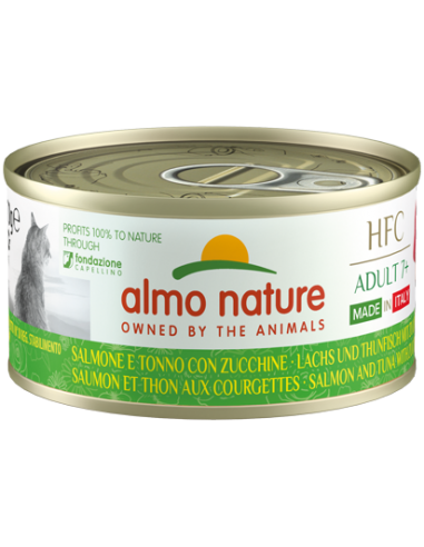 almo cat hfc complete made in italy lattina 70gr salmone e tonno con zucchine 5905h