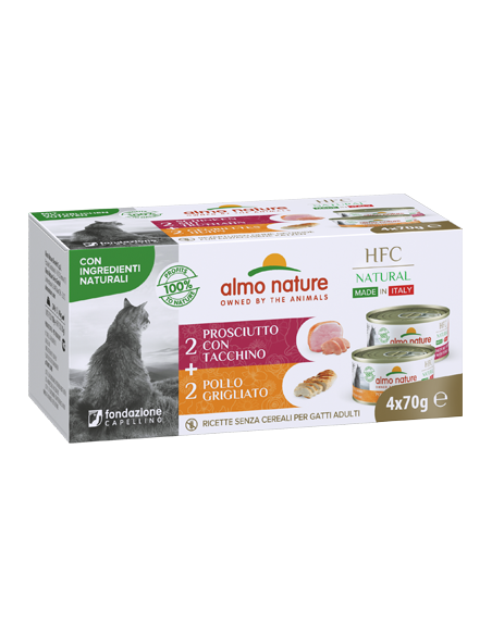 almo cat hfc multipack natural 6x55gr ricette al pollo 5950