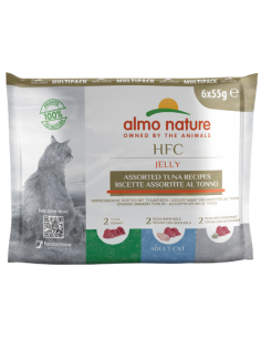 almo cat hfc multipack jelly 6x55gr ricette al tonno 5960