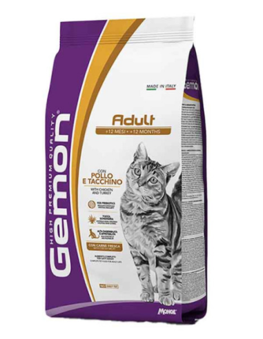 GEMON CAT 7KG ADULT HP COMPLETE POLLO/TACCHINO