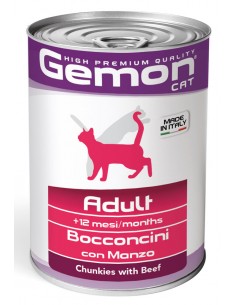 gemon cat bocconcini 415gr manzo
