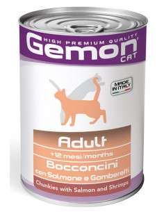 gemon cat bocconcini 415g salmone gamberetti
