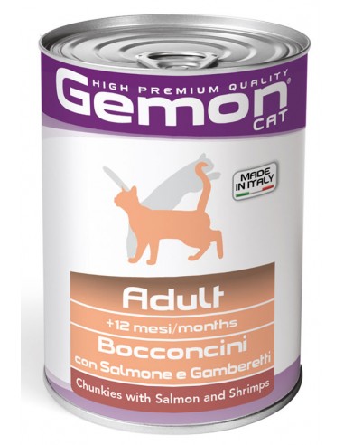 gemon cat bocconcini 415g salmone gamberetti