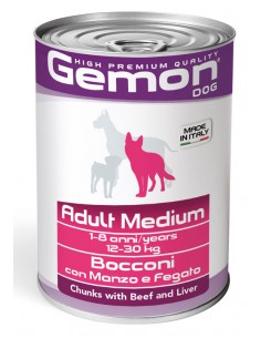 gemon dog bocconi 415gr medium manzo fegato