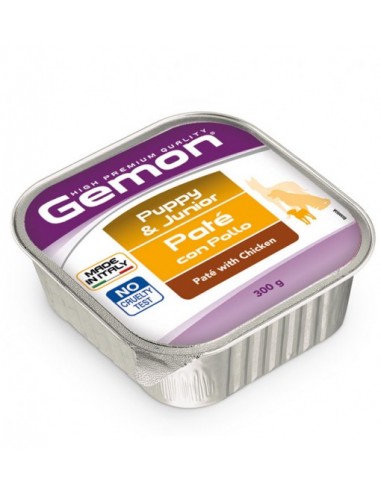 gemon dog pate' 300gr puppy & junior pollo