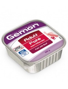 gemon dog pate' 300gr adult manzo