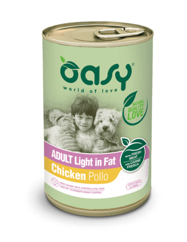 oasy wet dog 400gr lifestage adult light in fat oawbdlil0040