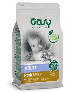 oasy dry cat 300gr adult maiale oadrcama0030a