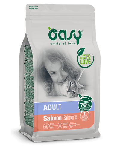 oasy dry cat 300gr adult salmone oadrcasa0030a flash 3,30