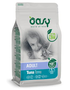 oasy dry cat 300gr adult tonno