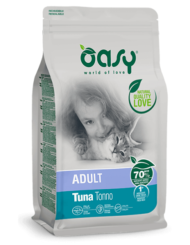 oasy dry cat 7,5kg adult tonno new pack oadrcato0750a