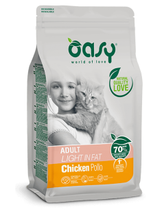 oasy dry cat 300gr light in fat oadrcali0030a