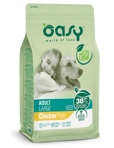 oasy dry dog 12kg adult large pollo oadbdals1200a