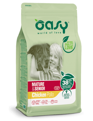 oasy dry dog 12kg mature&senior