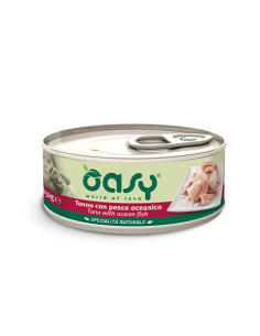 oasy wet dog 150gr specialita' naturali tonno con pesce oceanico oawndtpl0015