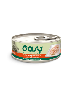 oasy wet dog 150gr specialita' naturali pollo con prosciutto oawndppl0015