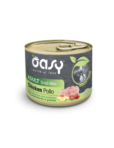 oasy wet dog 200gr grain free adult small/mini pollo oawgdampl0020