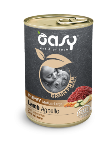 oasy wet dog 400gr grain free puppy...