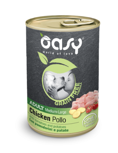 oasy wet dog 400gr grain free adult...