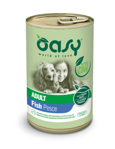 oasy wet dog 400gr lifestage adult pesce oawbdafl0040
