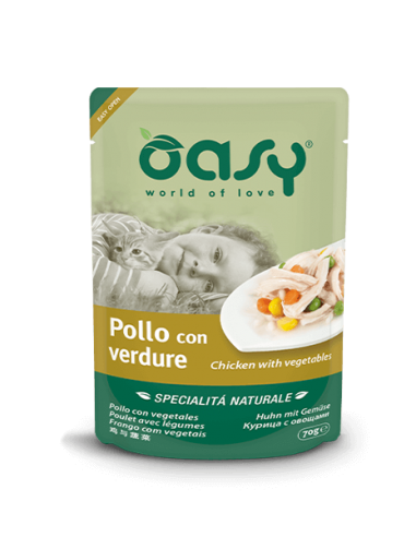 oasy wet cat 70gr spec. nat. busta pollo con verdure oawncpvb0007