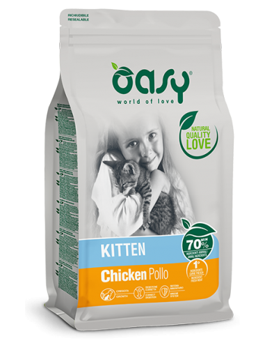oasy dry cat 300gr kitten pollo oadrckcn0030a