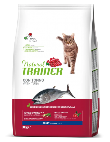 trainer natural cat 3kg adult tonno