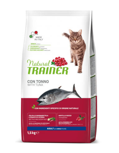 trainer natural cat 1,5kg adult tonno