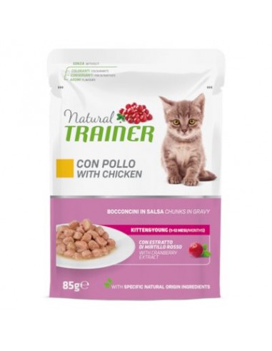 trainer natural cat 85gr busta kitten pollo fresco 925711