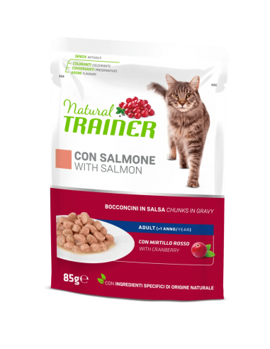 trainer natural cat 85gr busta adult salmone 925714
