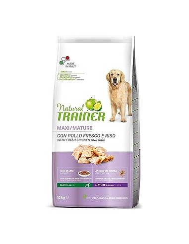 trainer natural dog 12kg maturity maxi pollo 963367 flash 44,99