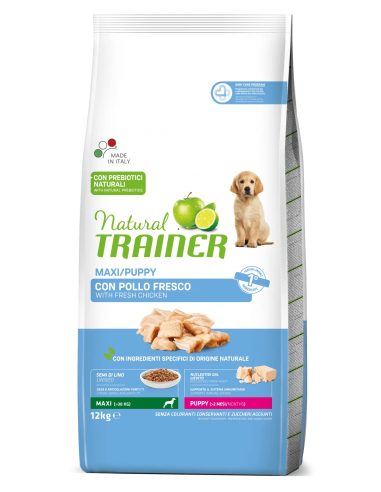 trainer natural dog 12kg puppy maxi...