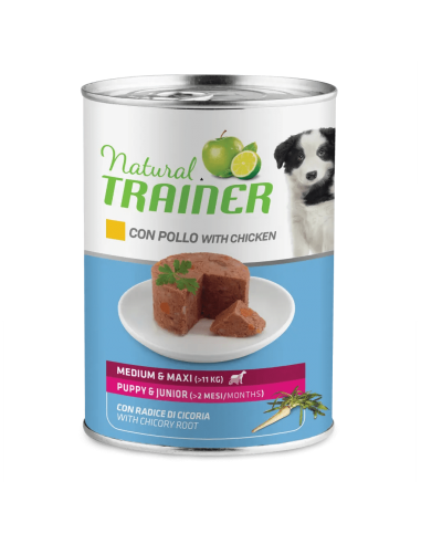 trainer natural dog 400gr med/maxi puppy&junior 925944